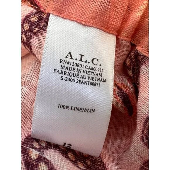 New A.L.C. Size 12 Barrett Shorts Sandstone Multi
